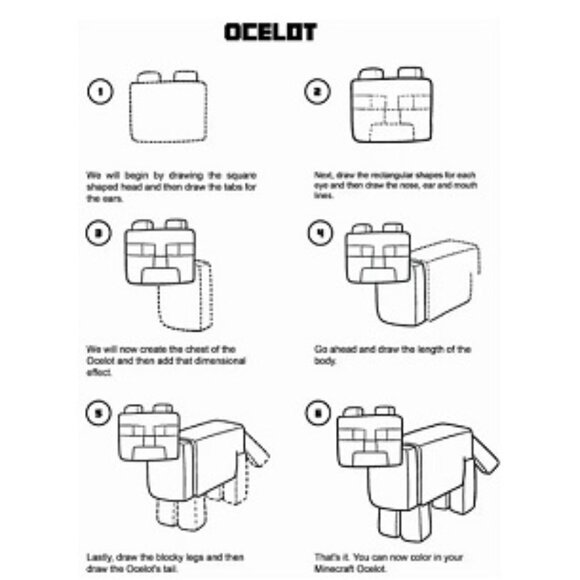How to Draw for Minecrafters & Amazing Minecraft Activity Book Volume 2 - Picture 6 of 11